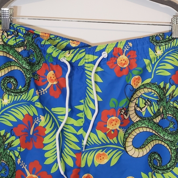 Dragon Ball SIze XXL Swim Trunks Front Pockets & Rear Elastic Waist Hi Rise - Picture 3 of 14
